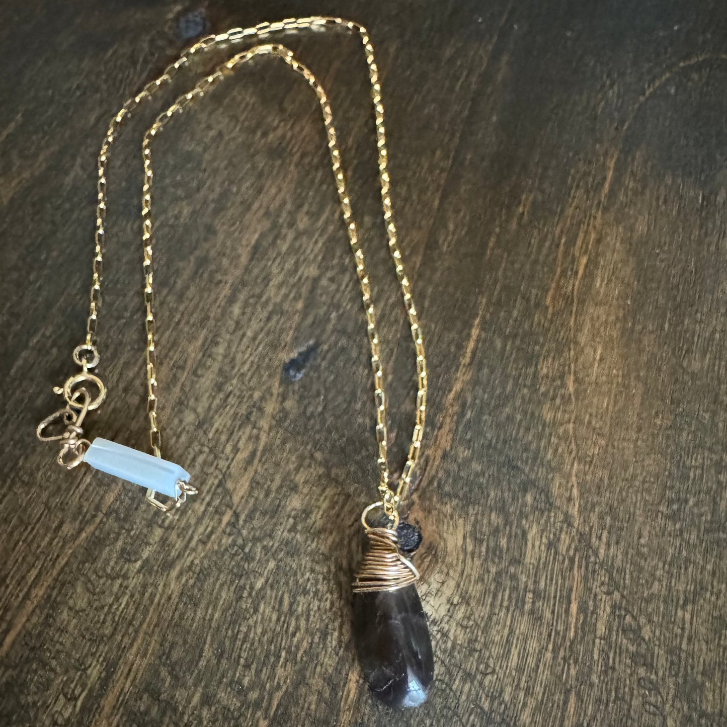 Black Moonstone w/ Mother of Pearl bar