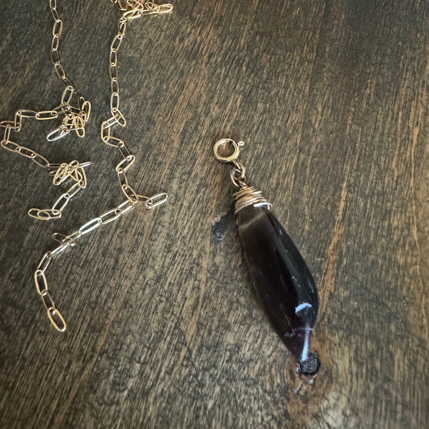 Black Moonstone charm