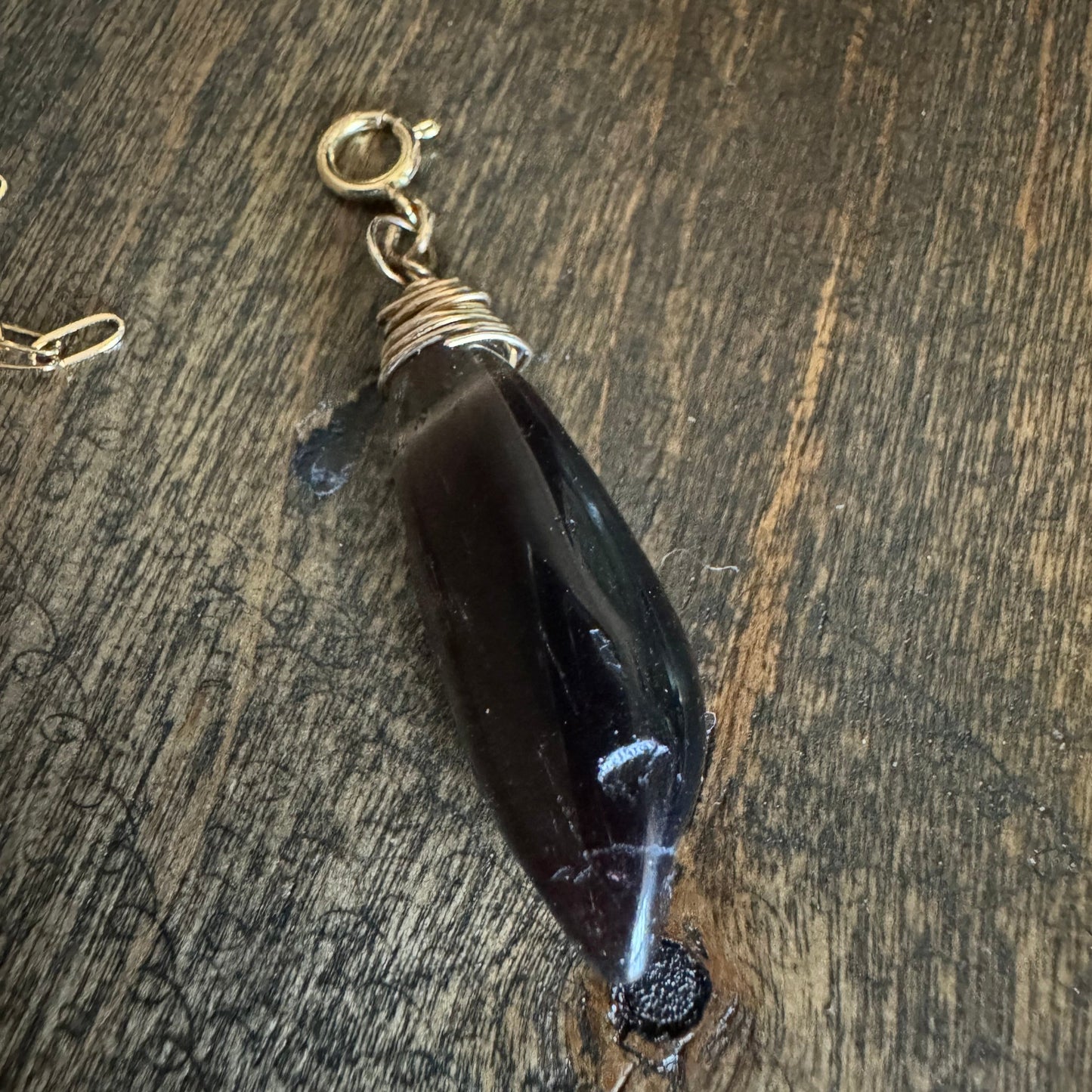Black Moonstone charm