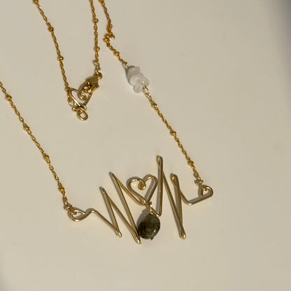 Feel the Rhythm - Hearts & Beats Necklace