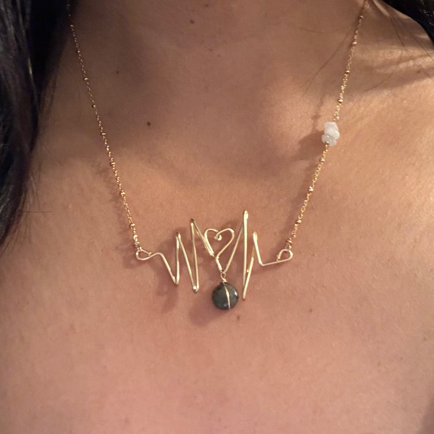 Feel the Rhythm - Hearts & Beats Necklace