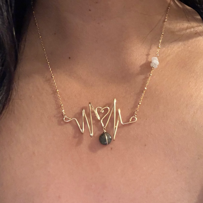 Feel the Rhythm - Hearts & Beats Necklace
