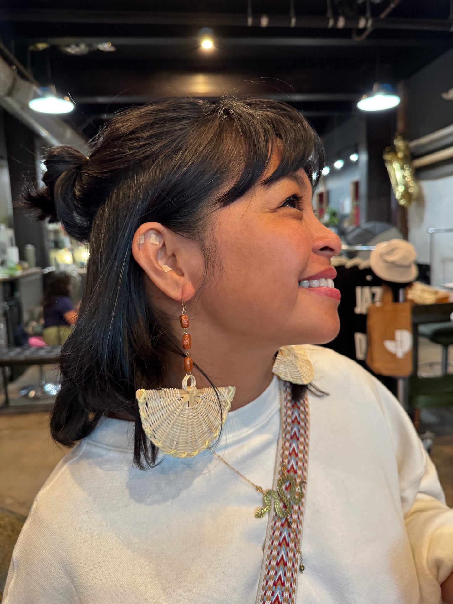 Pamaypay (Fan) earrings