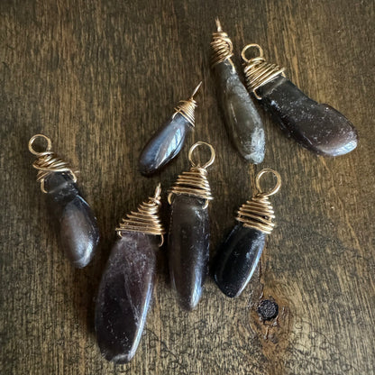 Black Moonstone charm