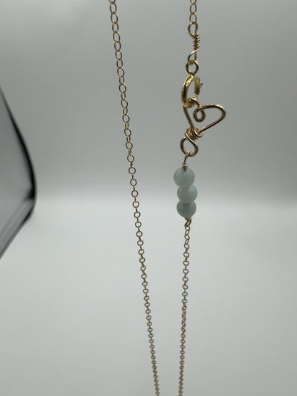 LA Script pendant necklace