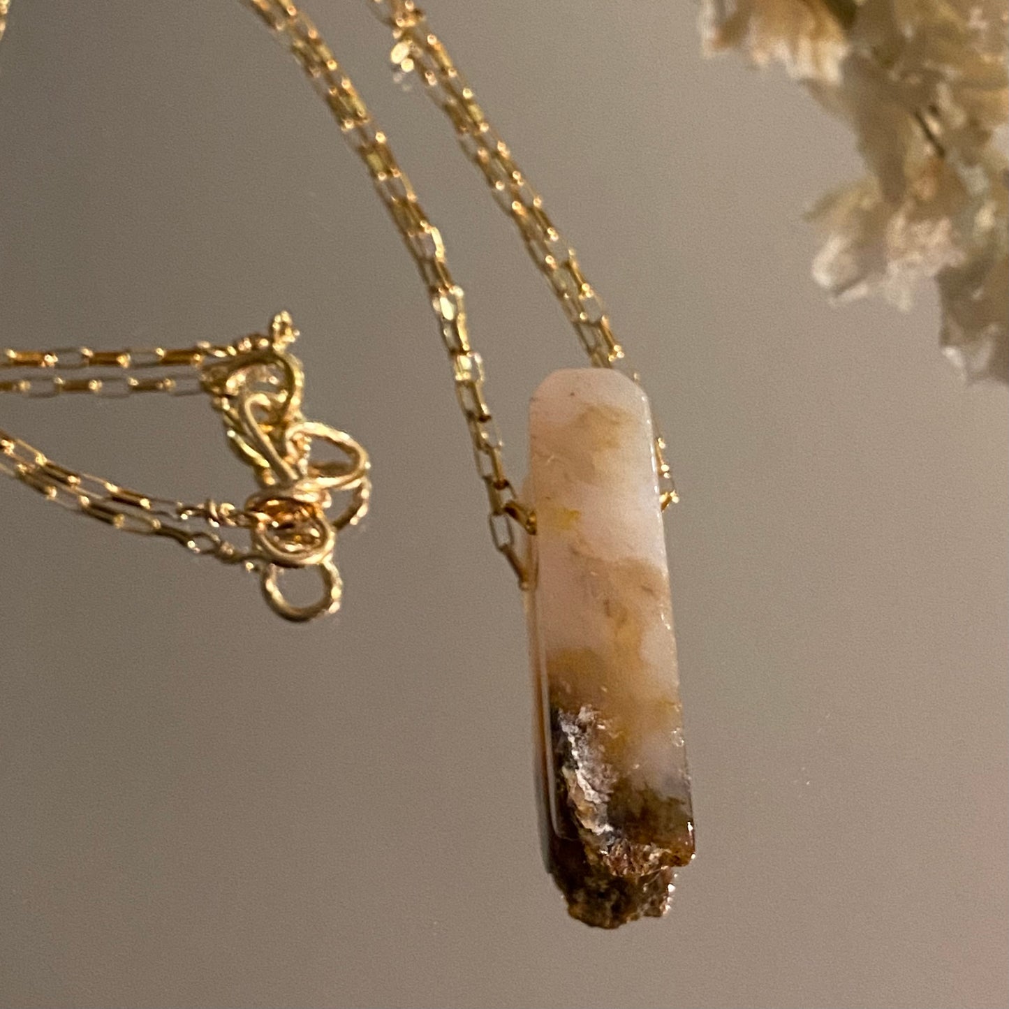 Agate Bar Necklace